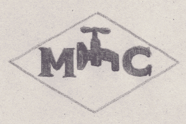 French Maker's Mark
NAME: Marcel Casner INITIALS: M C SYMBOL: Tap DATES: 1957 - SPECIALITY: Jeweller PLACE: 11 rue du chemin de fer, Paris, France