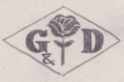 French Maker's Mark
NAME: Gruter & Dedonder INITIALS: G & D SYMBOL: Rose DATES: 1926 - SPECIALITY: Jeweller PLACE: 22 rue fontaine, Paris, France