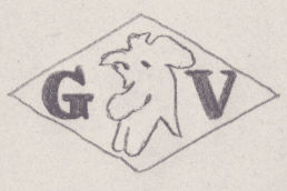 French Maker's Mark
NAME: Gabriel Versavaud INITIALS: G V SYMBOL: Rooster’s head DATES: 1920 - SPECIALITY: Jeweller PLACE: 34 rue de Vitry, Choisy-le-Roi, France