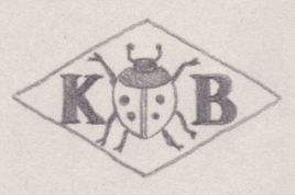 French Maker's Mark
NAME: Kévork Baghdjian INITIALS: K B SYMBOL: Ladybug DATES: 1927 - SPECIALITY: Jeweller PLACE: 7 rue des ménageries, Paris, France