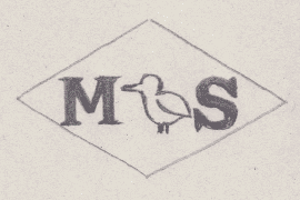 French Maker's Mark
NAME: Maurice Schuller INITIALS: M S SYMBOL: Chick DATES: 1935 - SPECIALITY: Jeweller PLACE: 26 rue du Vert-Bois, Paris, France