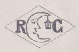 French Maker's Mark
NAME: Raymond Chalmel INITIALS: R C SYMBOL: Moon crescent with a lantern DATES: 1946 - SPECIALITY: Jeweller PLACE: 217 rue St-Maur, Paris, France