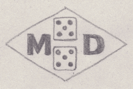 French Maker's Mark
NAME: Marcel Desportes INITIALS: M D SYMBOL: 2 dices DATES: 1924 - 1926 SPECIALITY: Jeweller PLACE: 28 rue Chapon, Paris, France