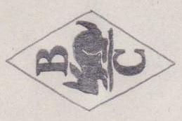 Poinçon de maître orfèvre joaillier, poinçon de fabricant, poinçon d’atelier, poinçon losangique. NOM: Ferdinand Everaerts INITIALES: E F SYMBOLE: Chat DATES: 1930 - PROFESSION: Bijoutier ADRESSE: 205 rue de Paris, Ivry-sur-Seine, France