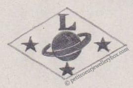 NAME: René Laumaille INITIALS: L SYMBOL: Planet and 3 stars DATES: 1919 - SPECIALITY: Lighter manufacturer PLACE: 150 avenue de la République, Montrouge, France