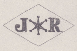 French Maker's Mark
NAME: Joseph Rosenfeld INITIALS: J R SYMBOL: 6-pointed star DATES: 1913 - SPECIALITY: Jeweller PLACE: 13 rue des Francs-Bourgeois, Paris, France