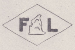French Maker's Mark
NAME: François Laroche INITIALS: F L SYMBOL: Rock DATES: 1904 - SPECIALITY: Jeweller PLACE: 40 rue des Gravilliers, Paris, France