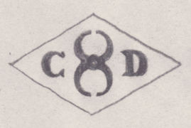 French Maker's Mark
NAME: Camille Dalgé INITIALS: C D SYMBOL: Poising caliper DATES: 1928 - SPECIALITY: Watchmaker PLACE: 125 boulevard Sébastopol, Paris, France