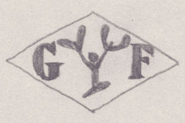 French Maker's Mark
NAME: Guy Faudot INITIALS: G F SYMBOL: Mistletoe branch DATES: 1929 - SPECIALITY: Jeweller PLACE: 11 bis avenue de ceinture, Enghien, France