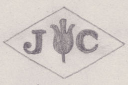 French Maker's Mark
NAME: Joseph Chicandre INITIALS: J C SYMBOL: Flower DATES: 1883 - SPECIALITY: Jeweller PLACE: 10 rue des Filles-du-Calvaire, Paris, France