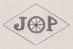 French Maker's Mark
NAME: Jacques Polès INITIALS: J P SYMBOL: Wheel DATES: 1931 - SPECIALITY: Jeweller PLACE: 22 rue Drouot, Paris, France
