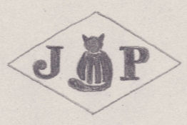 French Maker's Mark
NAME: Jeanne Pressager INITIALS: J P SYMBOL: Cat DATES: 1913 - SPECIALITY: Jeweller PLACE: 203 rue de Paris, les Lilas, France