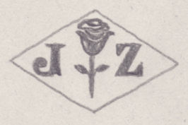 French Maker's Mark
NAME: Jean-Baptiste Zabel INITIALS: J Z SYMBOL: Rose DATES: 1884 - SPECIALITY: Jeweller PLACE: 71 rue de Varet, Paris, France