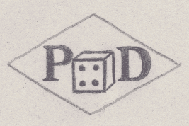 French Maker's Mark
NAME: Pierre Daude INITIALS: P D SYMBOL: Dice DATES: 1948 - SPECIALITY: Jeweller PLACE: 25 rue St-Augustin, Paris, France