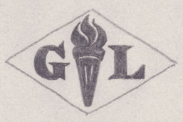 French Maker's Mark
NAME: Genevieve Lobut INITIALS: G L SYMBOL: Torch DATES: 1947 - SPECIALITY: Silversmith PLACE: 44 rue Carduret, Paris, France