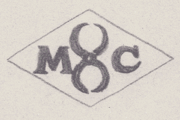 French Maker's Mark
NAME: Maxime Chardon INITIALS: M C SYMBOL: Double ended calipers DATES: 1921 - 1927 SPECIALITY: Watchmaker PLACE: 125 boulevard Sébastopol, Paris, France