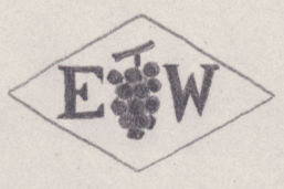 French Maker's Mark
NAME: Elie Wangart INITIALS: E W SYMBOL: Grape DATES: 1947 - SPECIALITY: Jeweller PLACE : 52 rue Notre-Dame-de-Nazareth, Paris, France