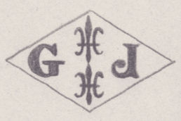 French Maker's Mark
NAME: Georges Jackson INITIALS: G J SYMBOL: 2 Fleur-de-lys DATES: 1901 - 1909 SPECIALITY: Jeweller PLACE: 22 rue de la Boétie, Paris, France
