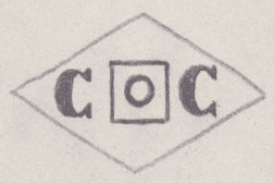 French Maker's Mark
NAME: Charles Cavend INITIALS: C C SYMBOL: Circle in a square DATES: 1876 - 1877 SPECIALITY: Jeweller PLACE: 30 rue des Francs-Bourgeois, Paris, France