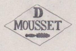 French Maker's Mark
NAME: Désiré Mousset INITIALS: D MOUSSET SYMBOL: Chocolate whisk DATES: 1856 - 1902 SPECIALITY: Silversmith PLACE: 116 rue de Rivoli, Paris, France