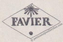 Poinçon de maître orfèvre joaillier, poinçon de fabricant, poinçon d’atelier, poinçon losangique. NOM: Ferdinand Everaerts INITIALES: E F SYMBOLE: Chat DATES: 1930 - PROFESSION: Bijoutier ADRESSE: 205 rue de Paris, Ivry-sur-Seine, France