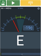 digitale tuner gitaar