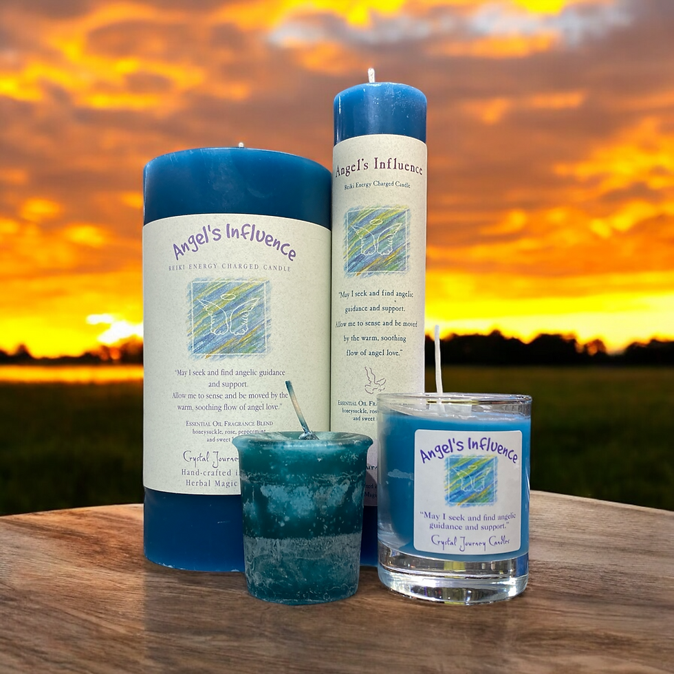 Angel's Influence Reiki Energy Charged Candle
