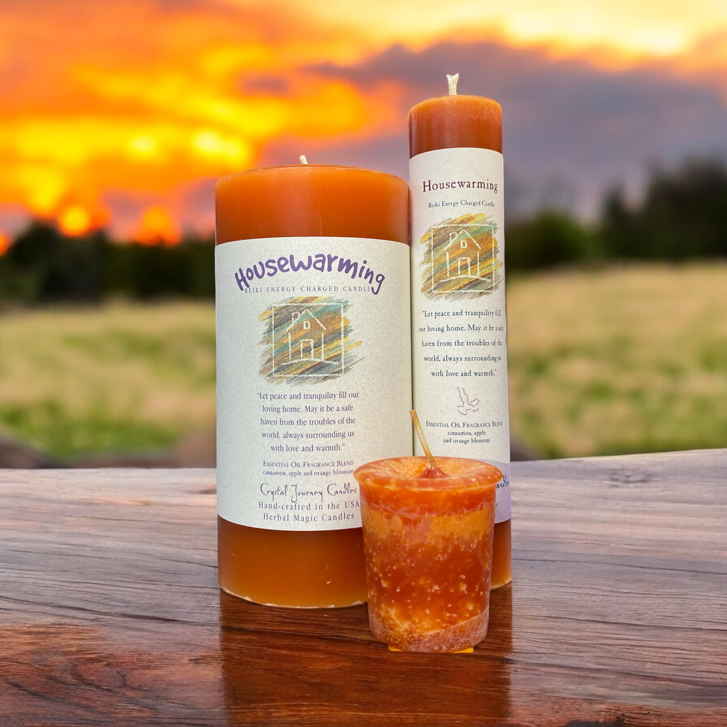 Housewarming Reiki Energy Charged Candle
