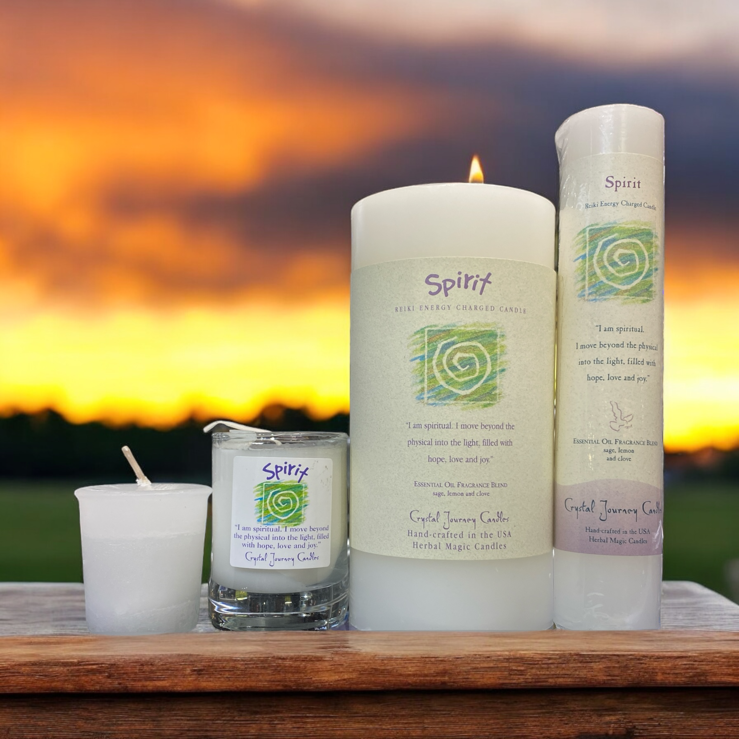 Spirit Reiki Energy Charged Candle