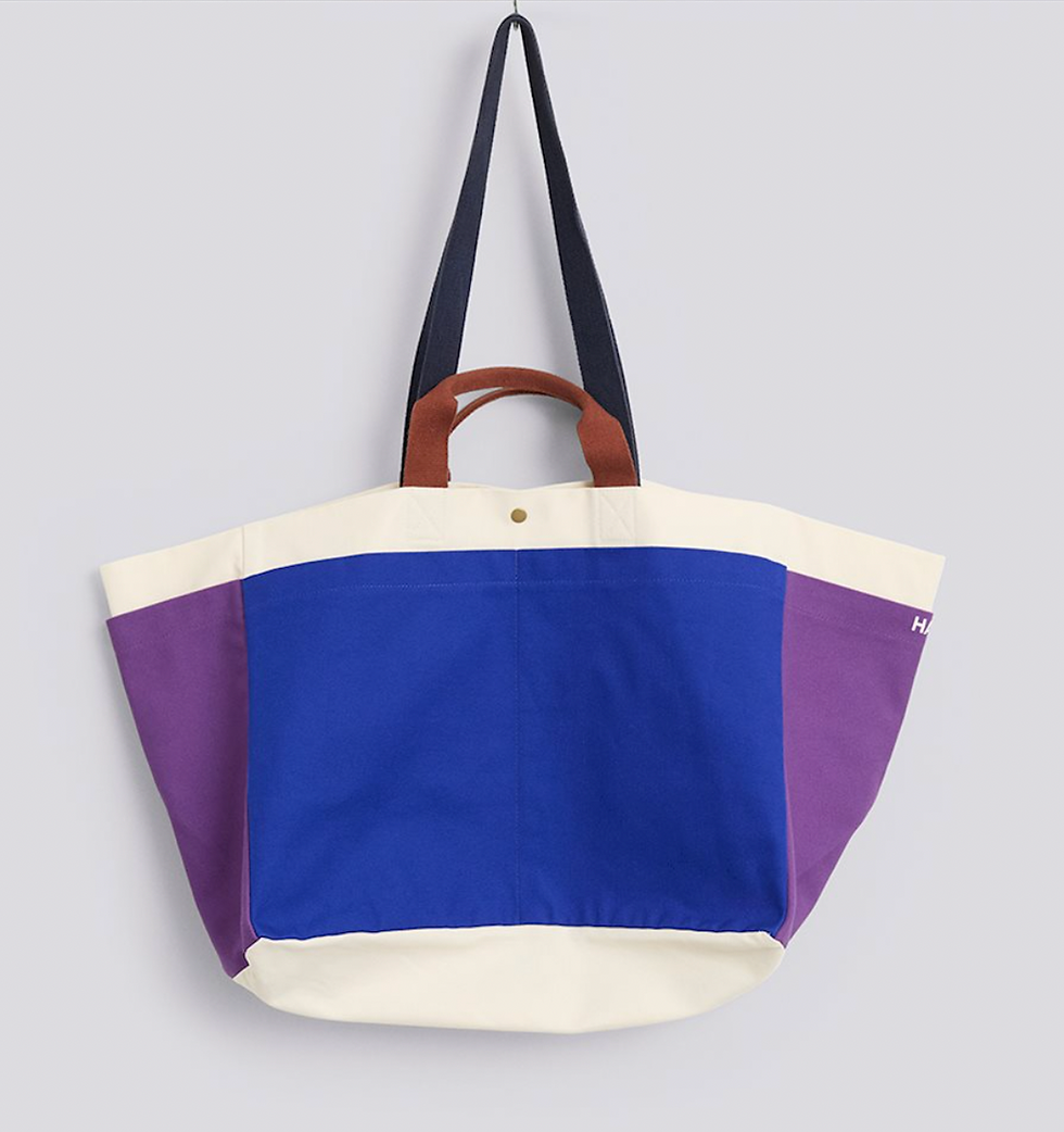 HAY, Weekend Bag, (Organic)-Medium-Electric Blue Multi, £49