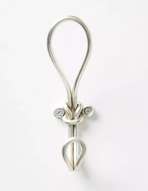 Anthropologie, Adeline Knotted Hook, Silver, £18