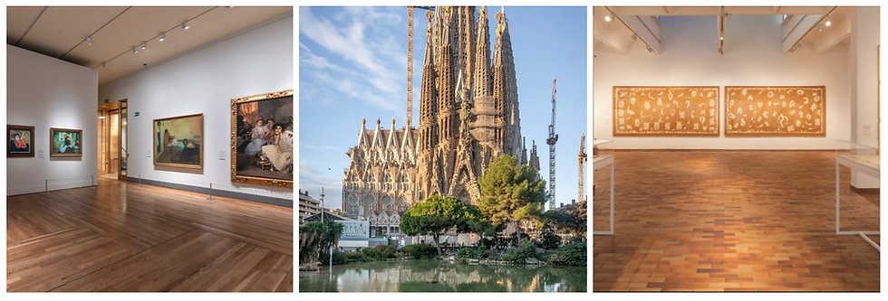 Museu Picasso Barcelona, Basílica de la Sagrada Família, Fundació Joan Miró
