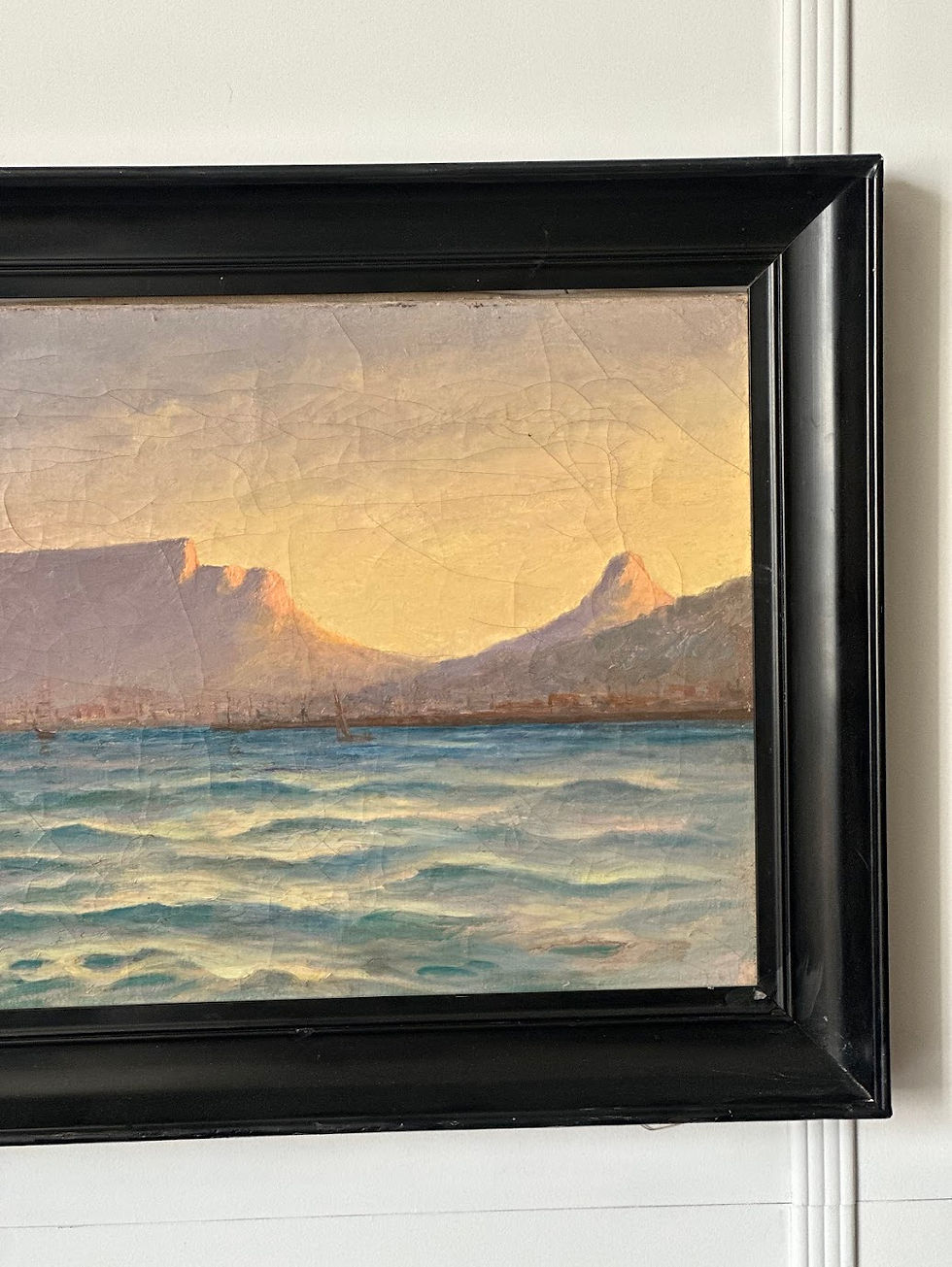 Thumbnail: Framed Oil, Off The Harbour Mouth, Edward Clark Churchill Mace, 1868-1928