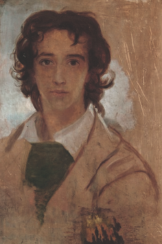 George Frederic Watts, Self Portrait Aged Seventeen, 1834, oil on canvas