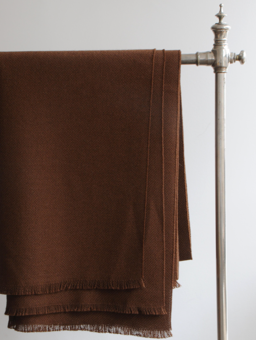 Rose Uniacke, Alpaca Blanket, Mocha, £1,200