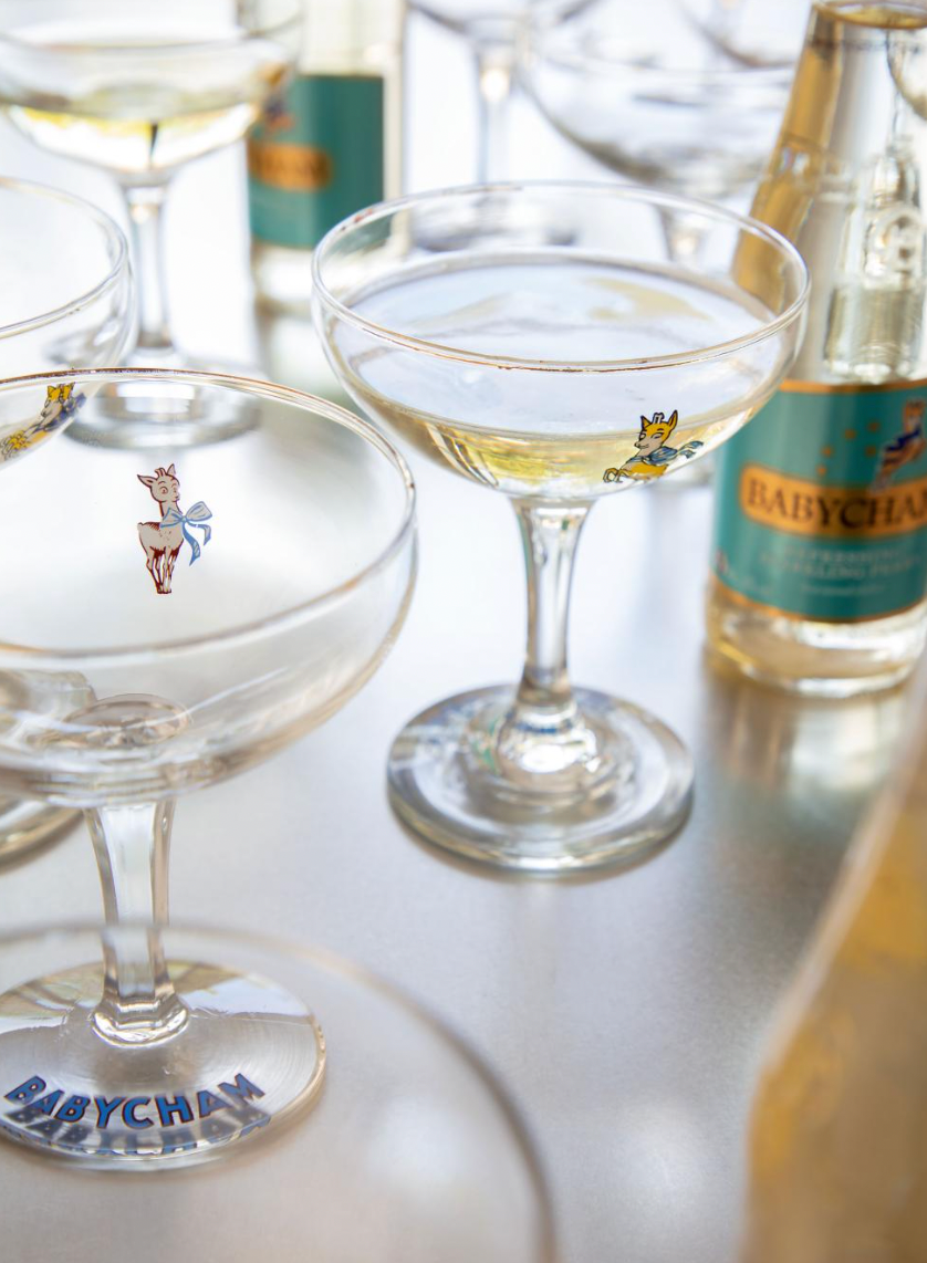 Re-found Objects, Old Babycham Glasses, £6.95