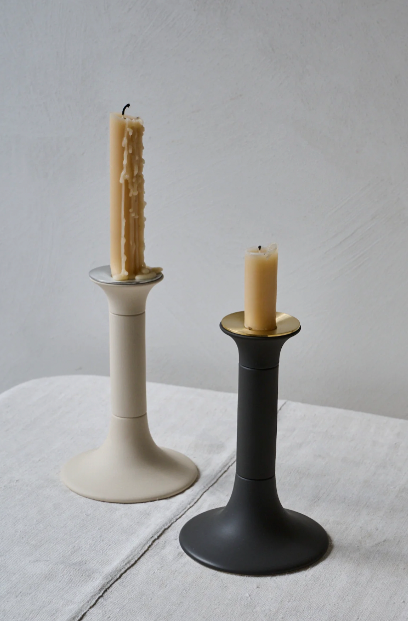 Freight HHG, Chinaware Candlesticks With A Cast Holder, £75