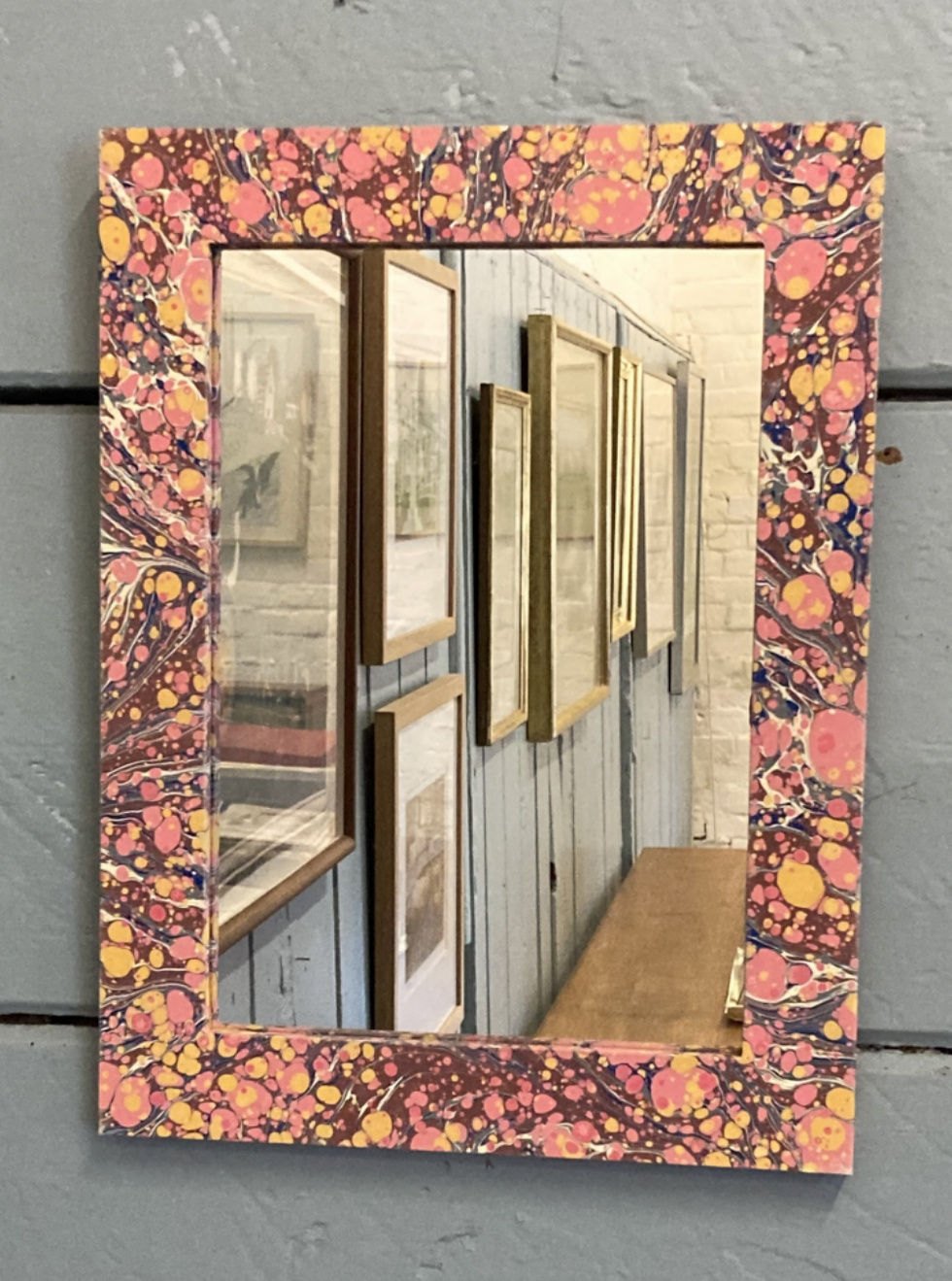 Compton Marbling, Small Mirror, £75