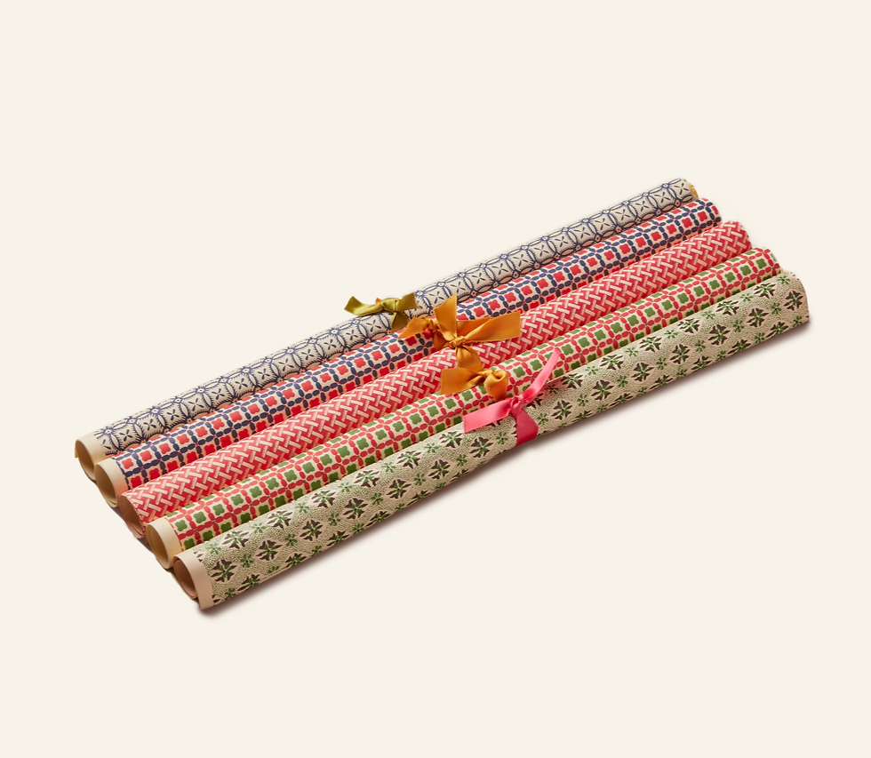 Choosing Keeping, 5 Wrapping Papers, Geometric No.2, £17.50