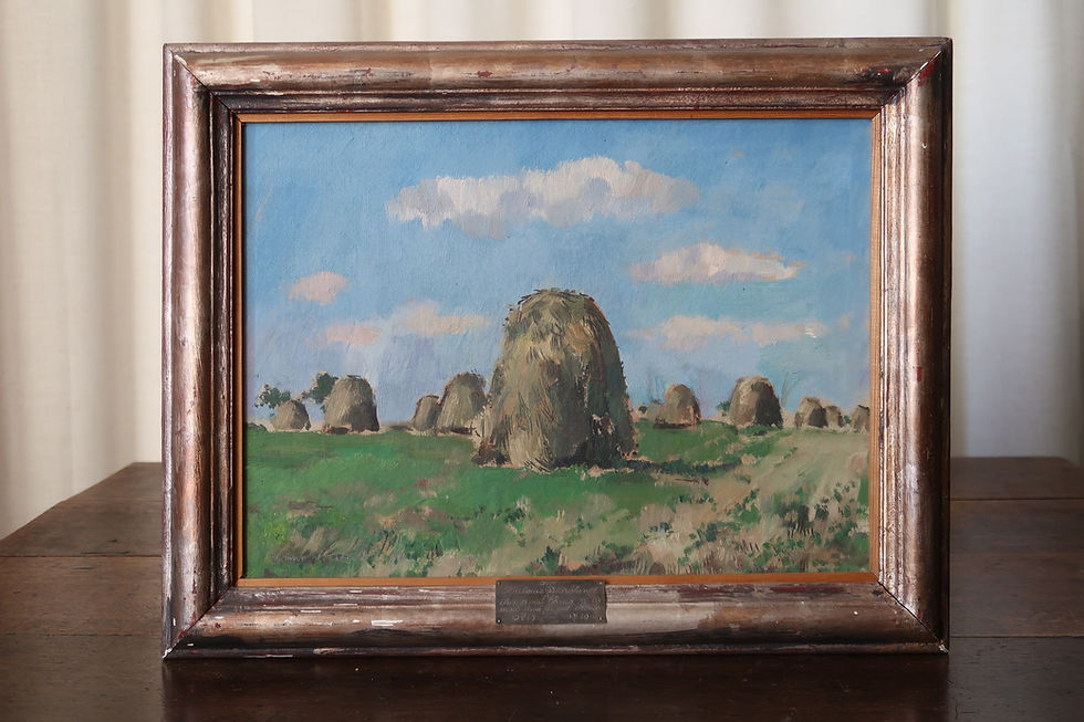 Thumbnail: Framed Oil, Landscape, by Ernst Wetzenstein (1890-1982)