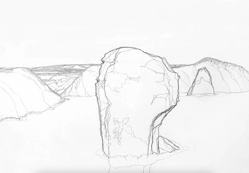 Chysauster: House 7, Drawings by Philip Hughes