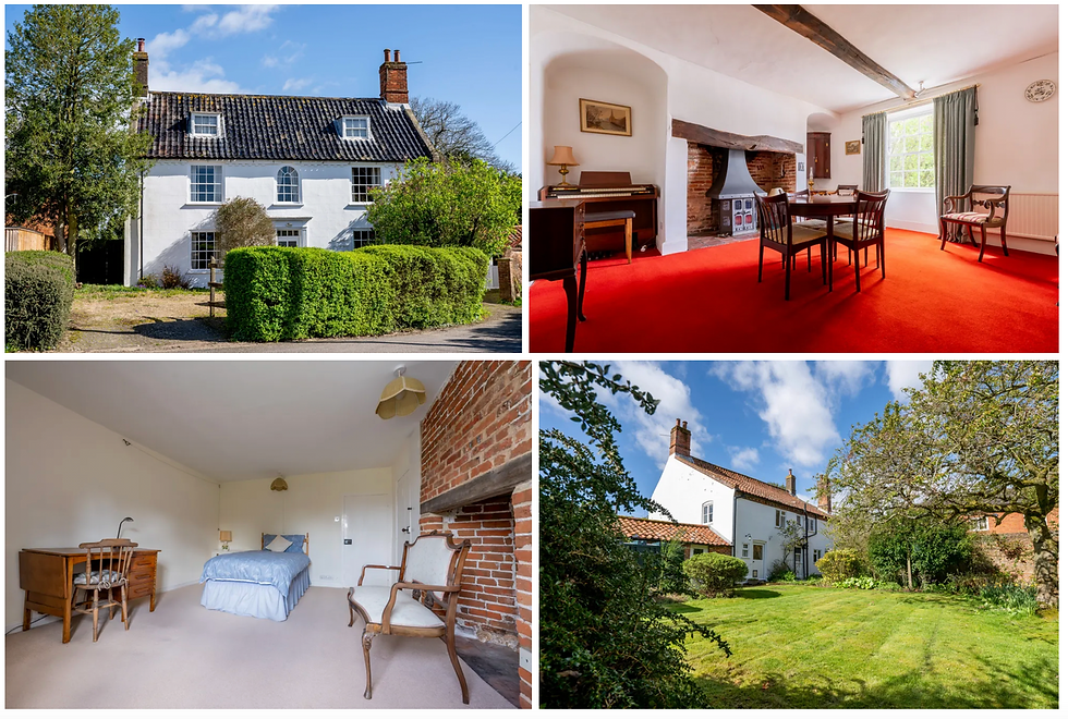 Grade II Listed Cottage, 4 Bedrooms, 1 Bathroom, Colkirk, Fakenham, £500k