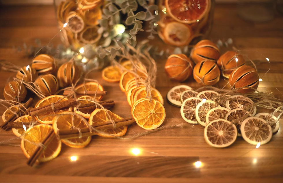 Etsy, Dried Citrus Christmas Ornaments, £5.95+