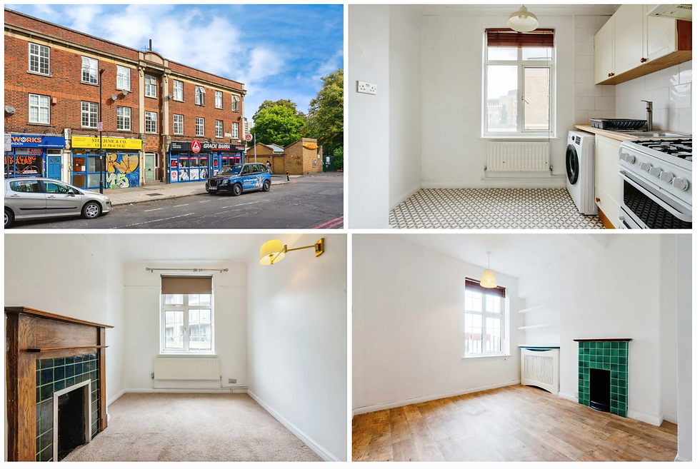 First Floor Flat, 2 Bedrooms, 1 Bathroom, Camberwell, London, £425k