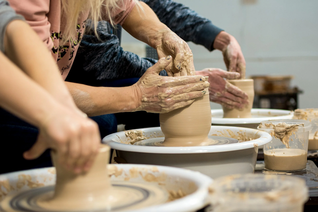 3 Day Intensive Pottery Course - Throwing & Handbuilding, Brick Kiln Pottery