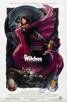 Jane Horrocks and Anjelica Huston in The Witches (1990) The Headland