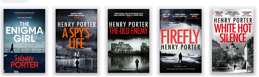 Henry Porter Books Thrillers Best Seller