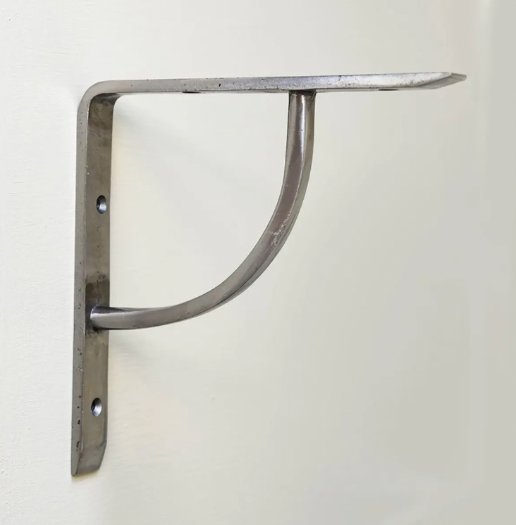 Willow & Stone, Natural Iron Plain Shelf Bracket, £34.25