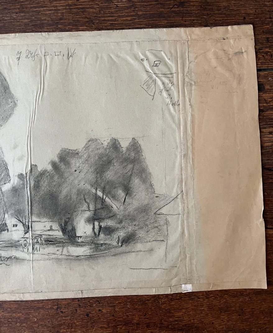Thumbnail: Sketch On Paper, Artsit Unknown, German, 20th Century.