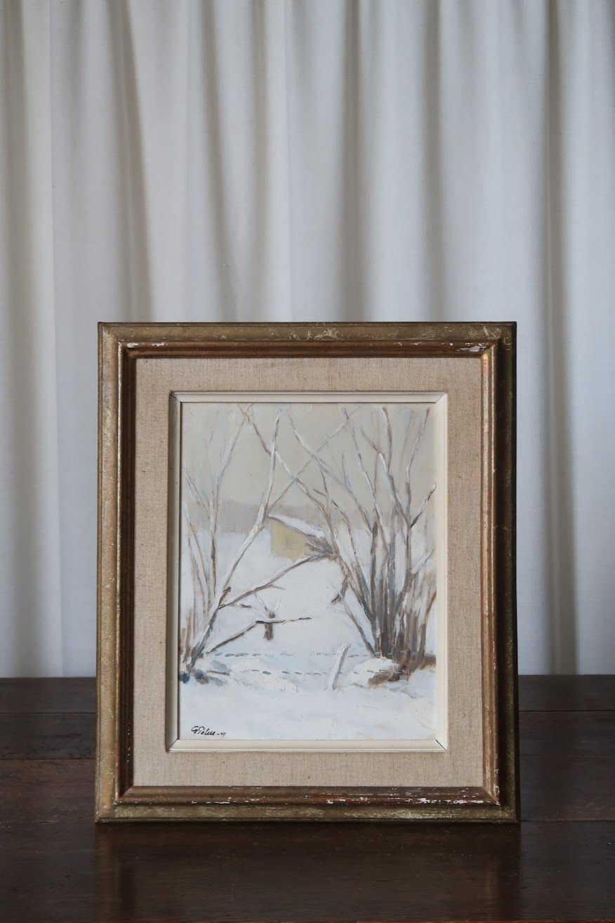 Thumbnail: Framed Oil On Panel By Gunnar Palm, Signed & Dated - 49